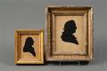 Two Silhouette Portraits of Gentlemen