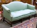 Chippendalestyle Upholstered Mahogany Sofa