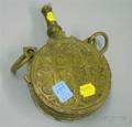 MiddleEastern Brass Powder Carrier