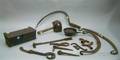 Group of Iron and Wooden Tools