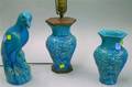 Asian Turquoise Glazed Ceramic Items