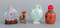 Three Chinese snuff bottles 19th c