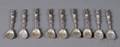 Nine Continental Silver Apostle Spoons