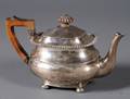 Victorian Tete a Tete Silver Teapot