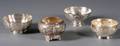 Four Chinese Export Silver Bowls