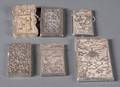 Six Chinese Export Silver Card Cases