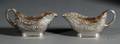 Pair of Tiffany  Co Sterling Repousse Sauce Boats