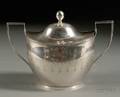 Federal Coin Silver Covered Silver Sugar Urn