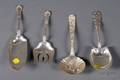 Four American Sterling Flatware Servers