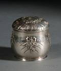 Tiffany  Co Sterling Dresser Jar