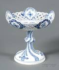 Meissen Porcelain Blue Onion Fruit Compote