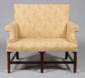 George III Mahogany Diminutive Sofa