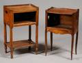 Two Louis XV Provincial Style Fruitwood Night Tables