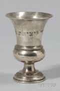 Austrian Silver Kiddush Cup
