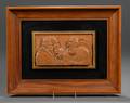 Carved Wood Bas Relief