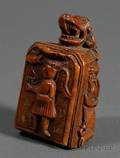 Biblical Carved Boxwood Box