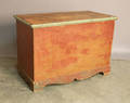 Painted poplar blanket chest