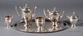 Five Piece Dominick  Haff Sterling Tea and Coffee Service