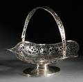 Large Graff Washbourne  Dunn Sterling Basket