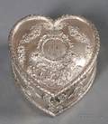Bailey Banks  Biddle Company Sterling Heartshaped Jewelry Box