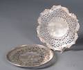 Two Gorham Sterling Cake Plates