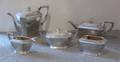 Five Piece GorhamDurgin Fairfax Sterling Tea and Coffee Service