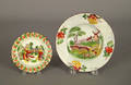 Pearlware toddy plate 19th c