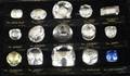 Cased Set of Fifteen Reproduction Historical Diamonds