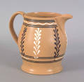 Yelloware pitcher 19th c
