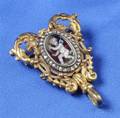 Renaissance Revival Enamel and Diamond Watch Hook