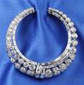 Art Deco Platinum and Diamond Brooch France