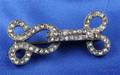 Antique Diamond Knot Brooch