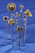 Group of Antique and Art Deco Stickpins
