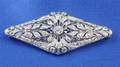 Art Deco Platinum and Diamond Brooch