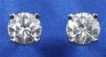 Platinum and Diamond Earstuds