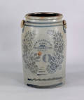Massive twenty gallon stoneware crock 19th c