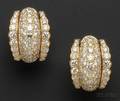 18kt Gold and Diamond Earclips Heyman Brothers