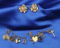 14kt Gold Charm Bracelet c 1940s