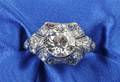 Art Deco Platinum and Diamond Ring