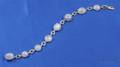 Art Deco Platinum Star Sapphire and Diamond Bracelet Marcus  Co