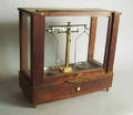 Cased balance scale by Voland  Sons