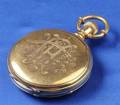 Antique 18kt Gold Hunting Case Pocket Watch LA Favre Brandt