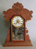 E Ingraham Co Vesta gingerbread clock