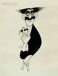 Albert Hirschfeld American 19032003 Lot of Two Comedic Portraits Groucho Marx