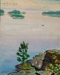 James Dexter Havens American 19001960 Calm at Muskoka