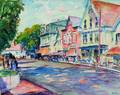 Max Kuehne American 18801968 Street Scene Rockport Mass