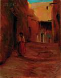 Robert Henry Logan American 18741942 Algerian Street with Figure