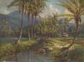 David Howard Hitchcock American 18611943 Hawaiian View