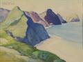 Hoyland B Bettinger American 18901950 Bold Headlands  A View of the California Coast Big Sur Country