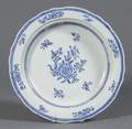 Blue and White Chinese Export Porcelain Meat Platter